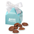 Pecan Turtles in Robin's Egg Blue Gift Box